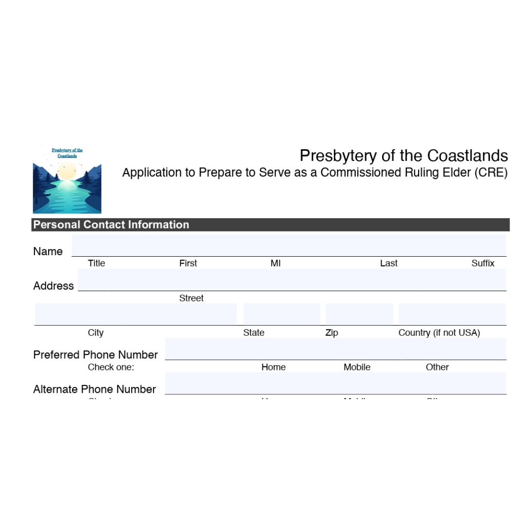 CRE application form Coastlands 2025 fillable